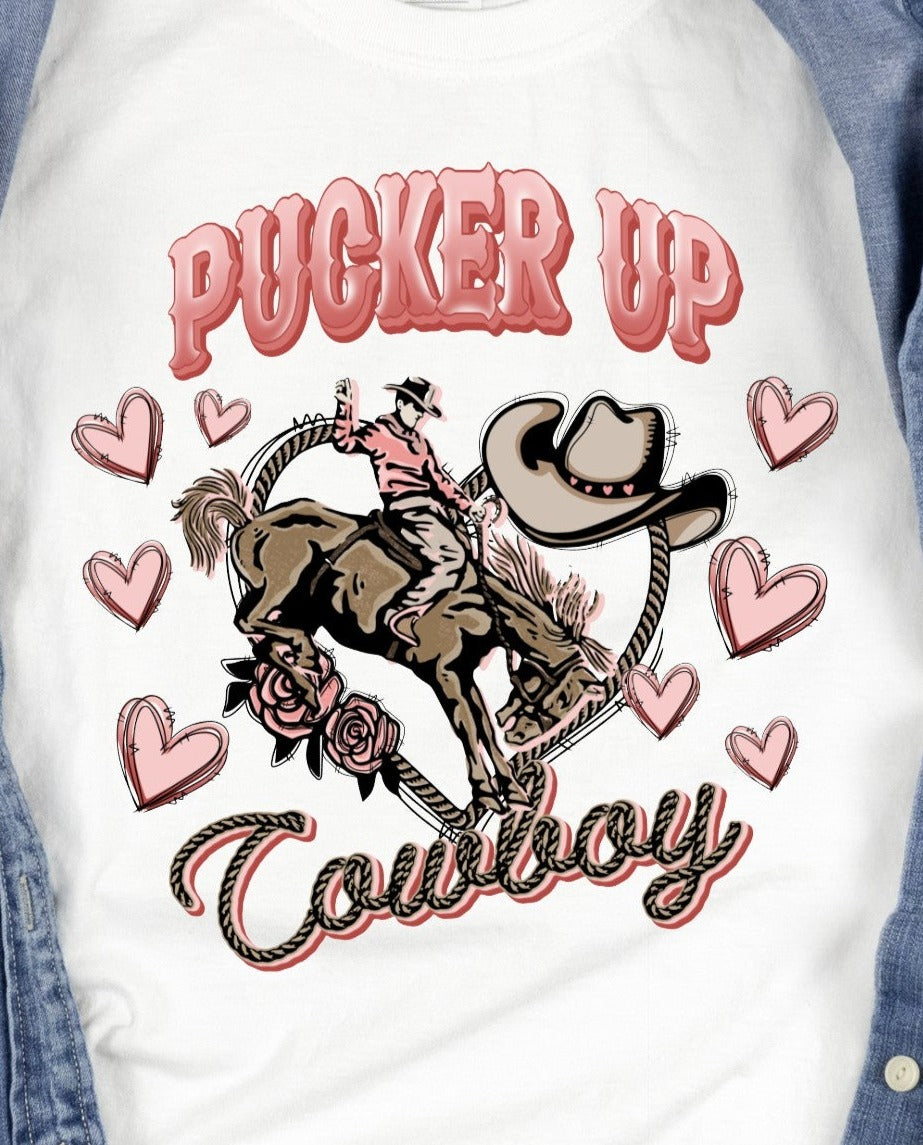 * Pucker Up Cowboy Decal
