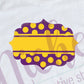 * Purple Gold Emblem Decal