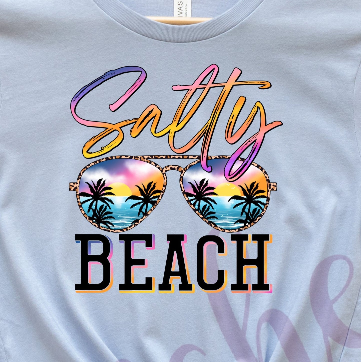 * Salty Beach Sunglasses Decal