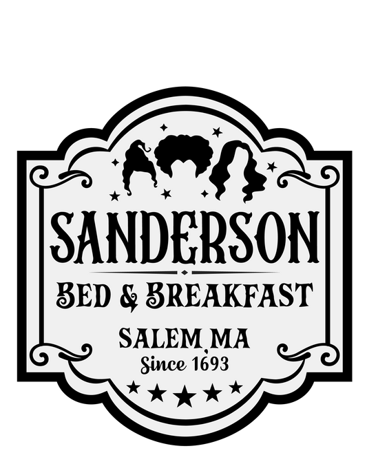 * Sanderson Bed and Breakfast Decal