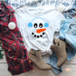 * Snowman with snowflakes and santa Decal