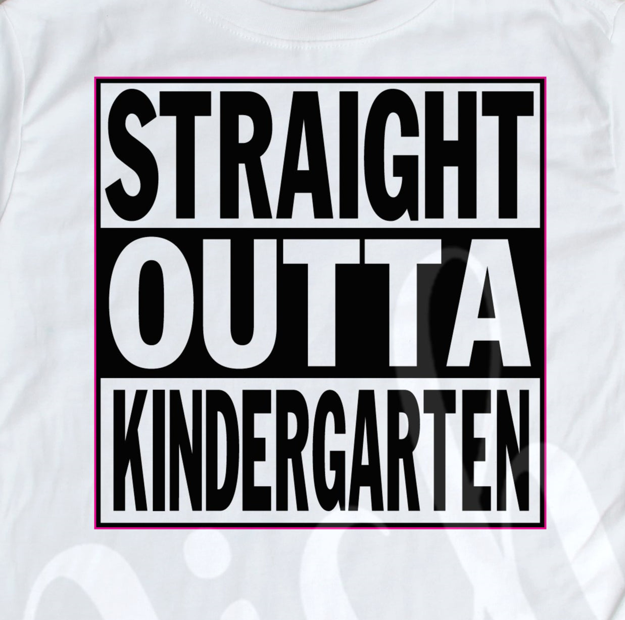 *Straight Outta Kindergarten Decal