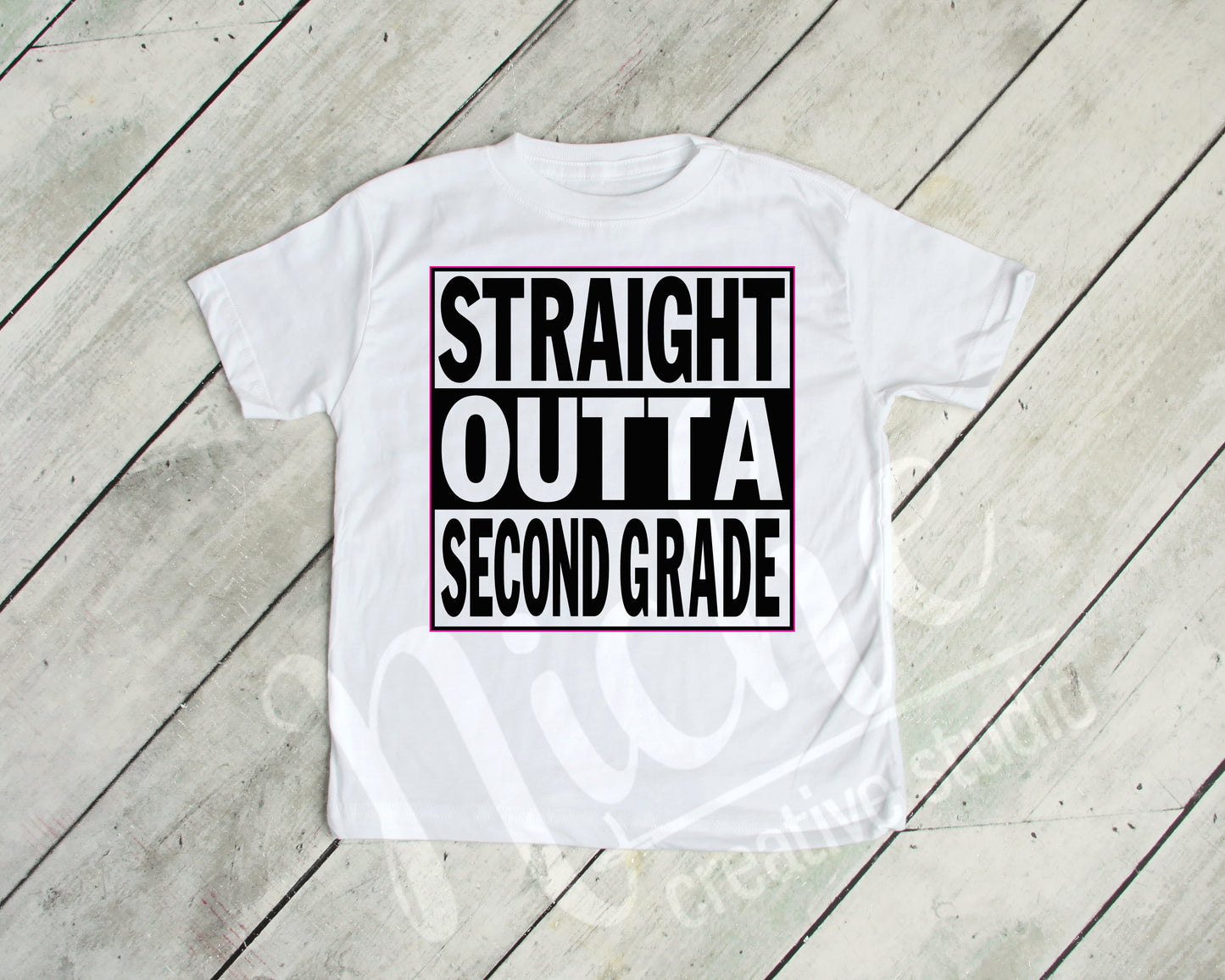 *Straight Outta Second Grade Decal
