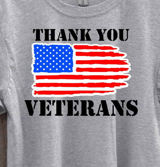 * Thank you Veterans Decal