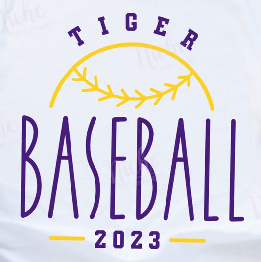 *2023 Baseball Tiger Decal