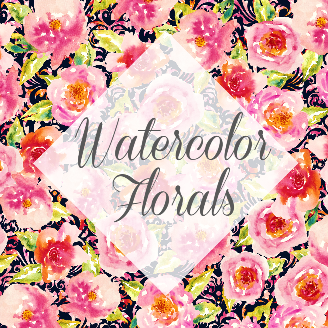*Watercolor Florals Vinyl Collection (WFL)
